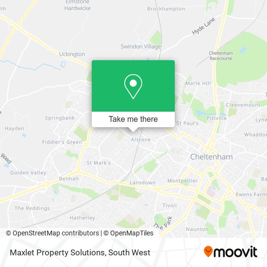 Maxlet Property Solutions map