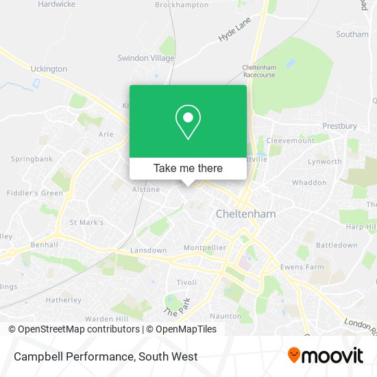 Campbell Performance map