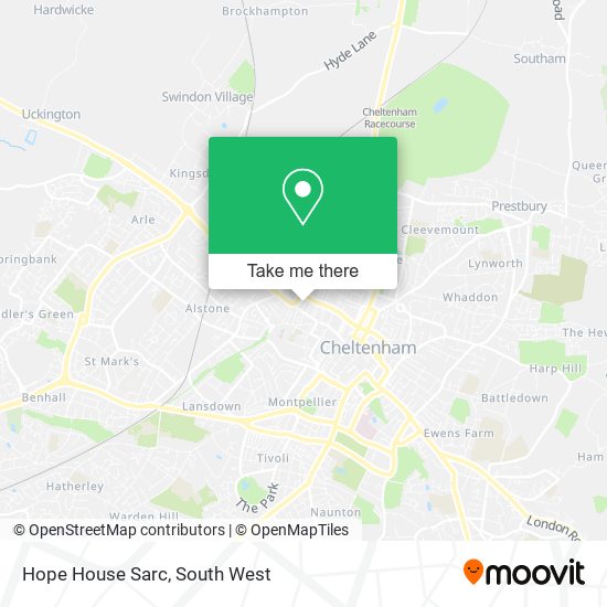 Hope House Sarc map
