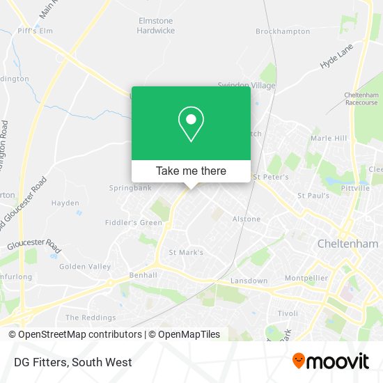 DG Fitters map