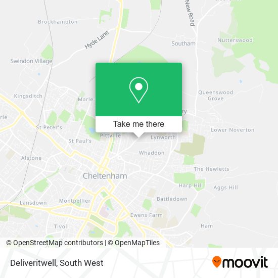 Deliveritwell map