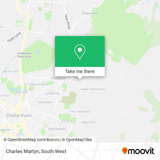 Charles Martyn map