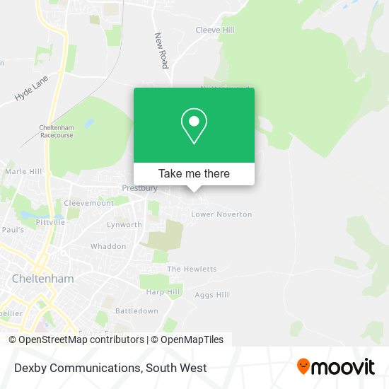 Dexby Communications map