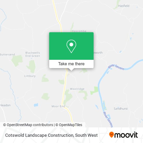 Cotswold Landscape Construction map