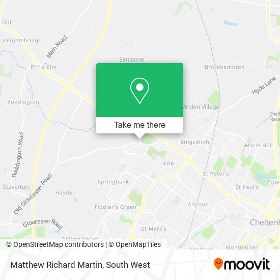 Matthew Richard Martin map
