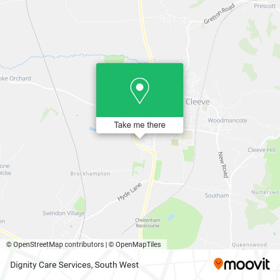 Dignity Care Services map