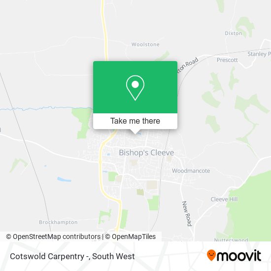 Cotswold Carpentry - map
