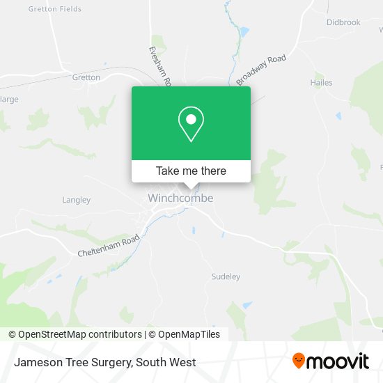 Jameson Tree Surgery map