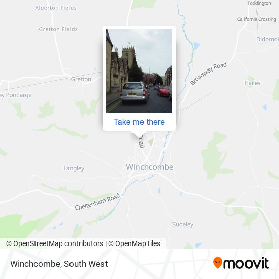 Winchcombe map