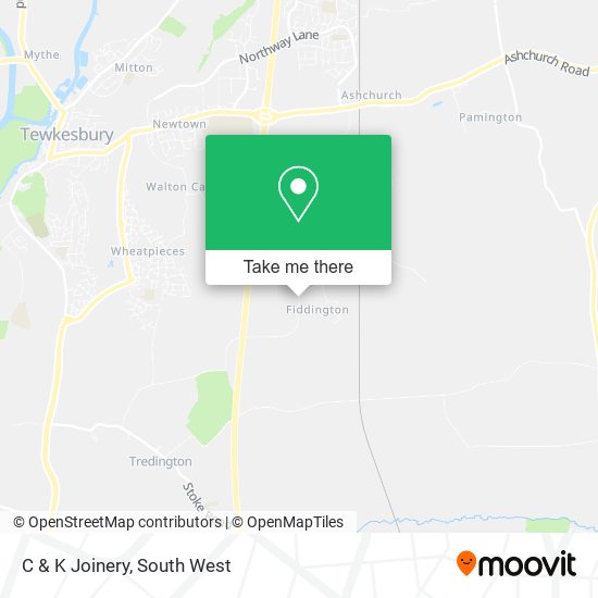 C & K Joinery map