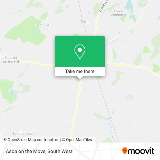 Asda on the Move map