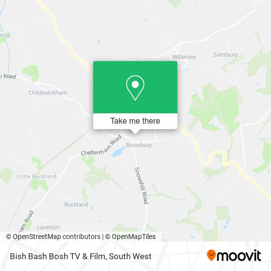 Bish Bash Bosh TV & Film map