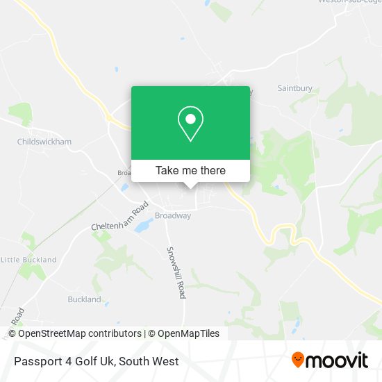 Passport 4 Golf Uk map