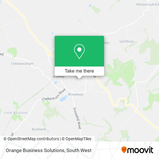 Orange Business Solutions map