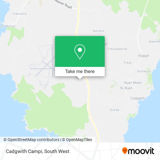 Cadgwith Campi map