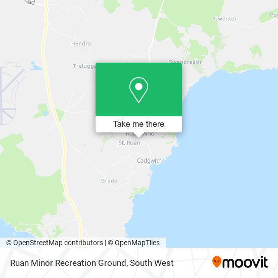 Ruan Minor Recreation Ground map