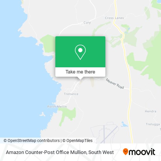 Amazon Counter-Post Office Mullion map