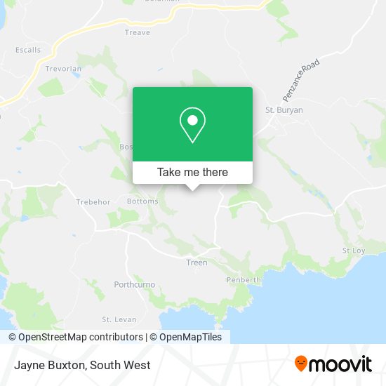 Jayne Buxton map