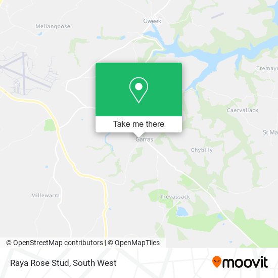 Raya Rose Stud map