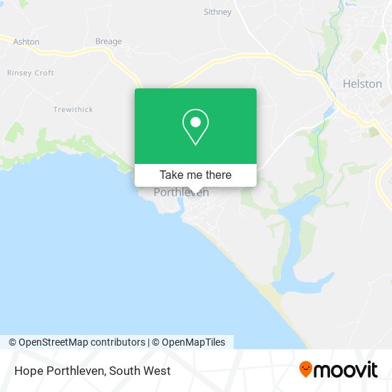 Hope Porthleven map