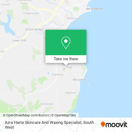 Azra Harte Skincare And Waxing Specialist map