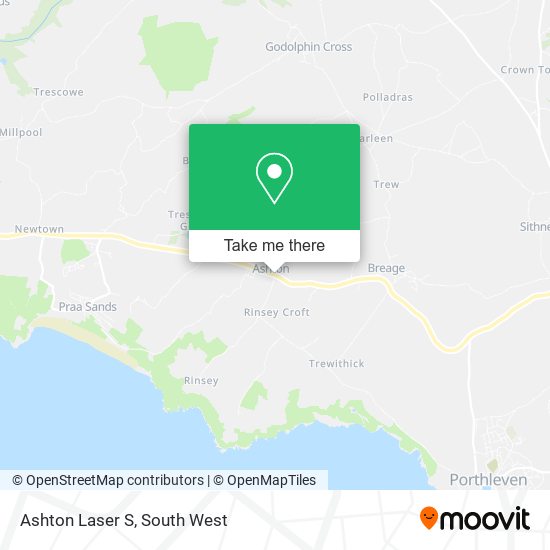 Ashton Laser S map
