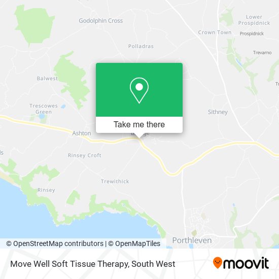 Move Well Soft Tissue Therapy map