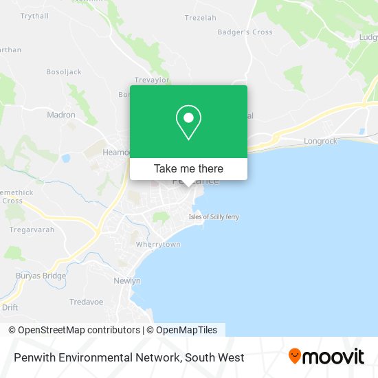 Penwith Environmental Network map