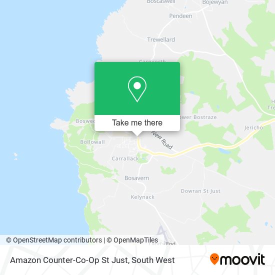 Amazon Counter-Co-Op St Just map