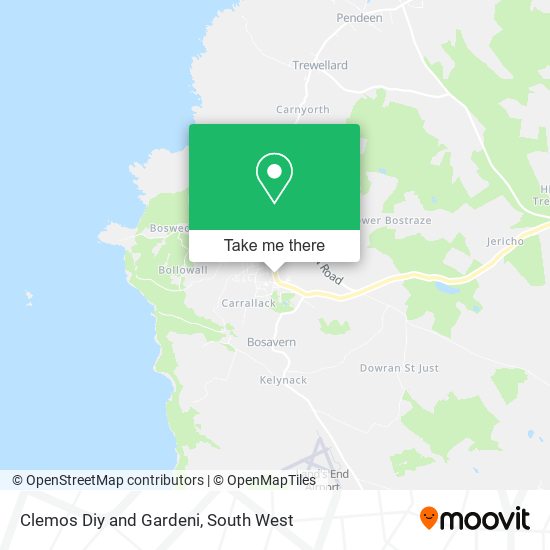 Clemos Diy and Gardeni map