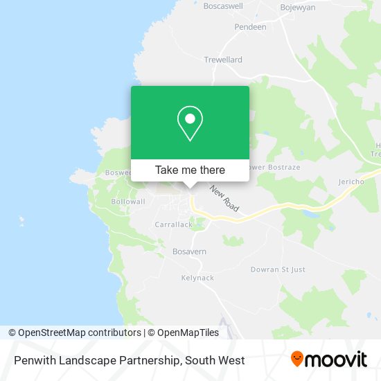 Penwith Landscape Partnership map