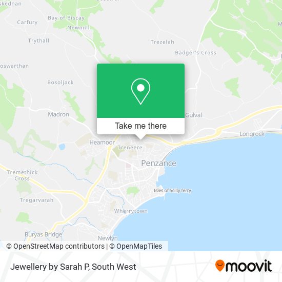 Jewellery by Sarah P map