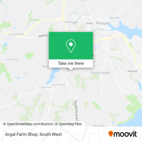 Argal Farm Shop map