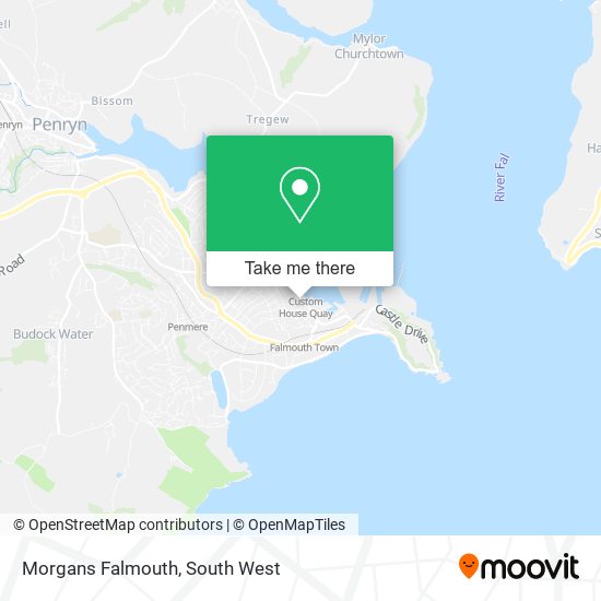 Morgans Falmouth map