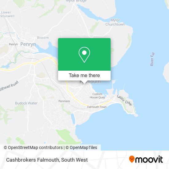 Cashbrokers Falmouth map