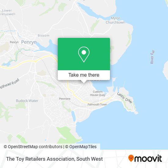 The Toy Retailers Association map