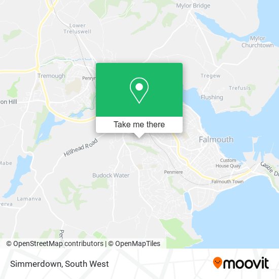Simmerdown map