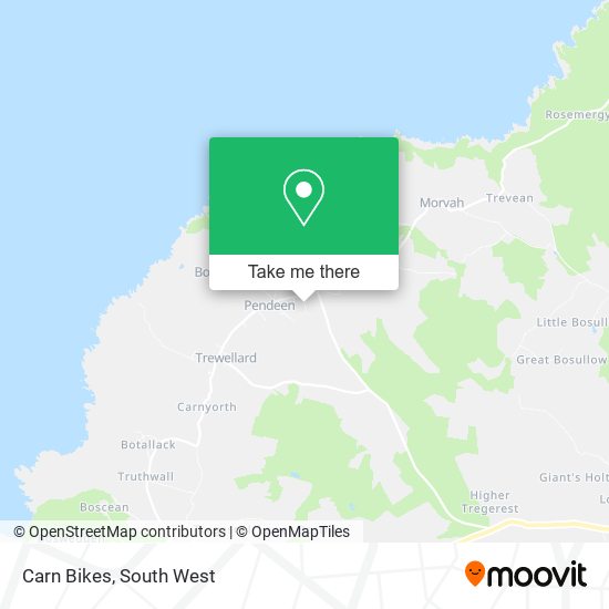 Carn Bikes map