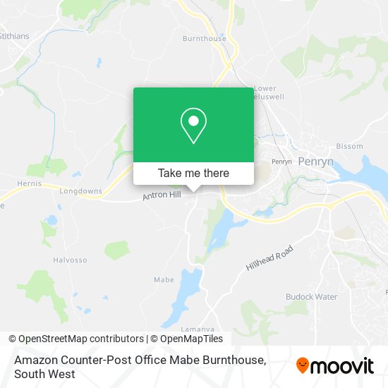 Amazon Counter-Post Office Mabe Burnthouse map