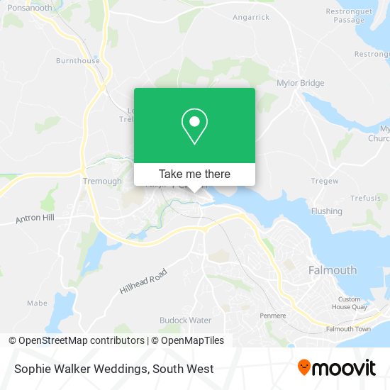 Sophie Walker Weddings map