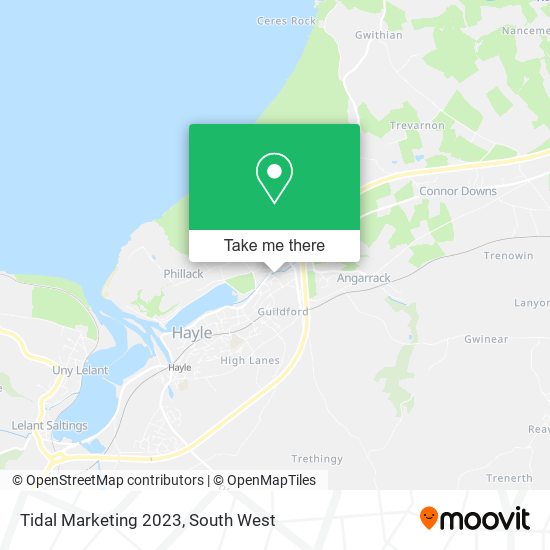 Tidal Marketing 2023 map
