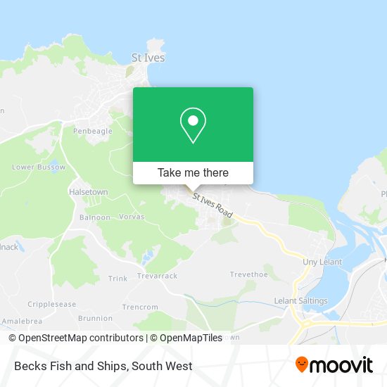 Becks Fish and Ships map