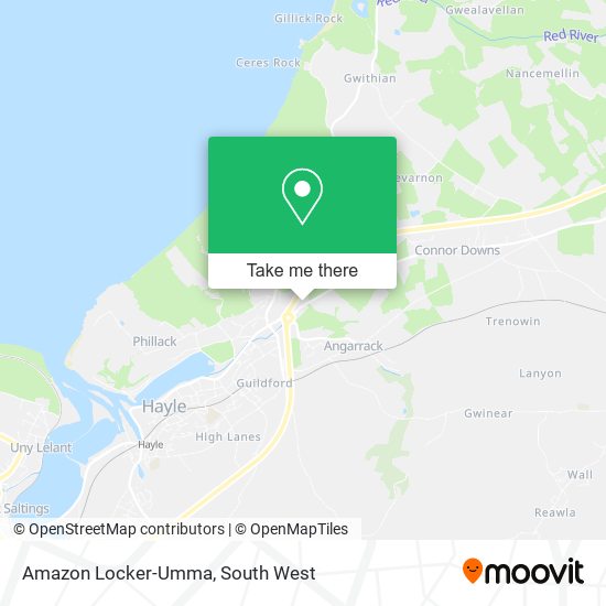 Amazon Locker-Umma map