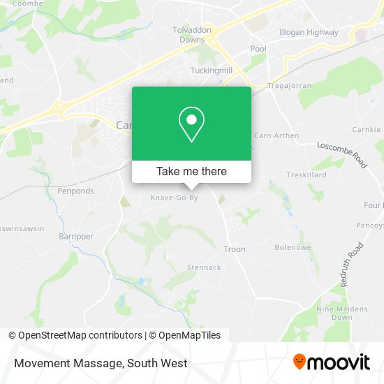 Movement Massage map