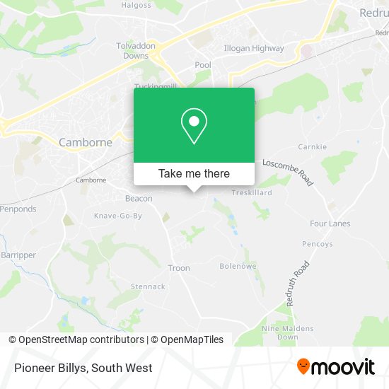 Pioneer Billys map