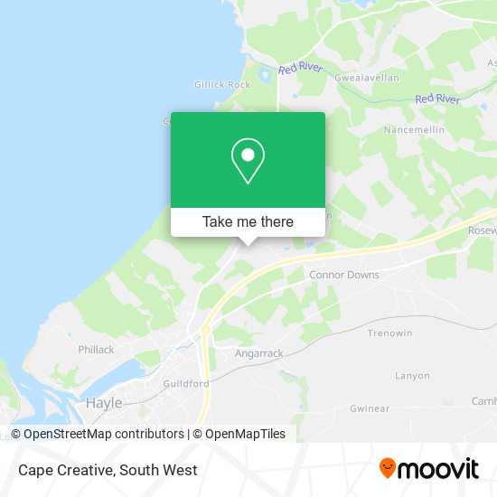 Cape Creative map