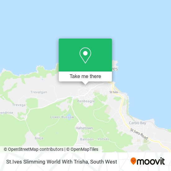 St.Ives Slimming World With Trisha map