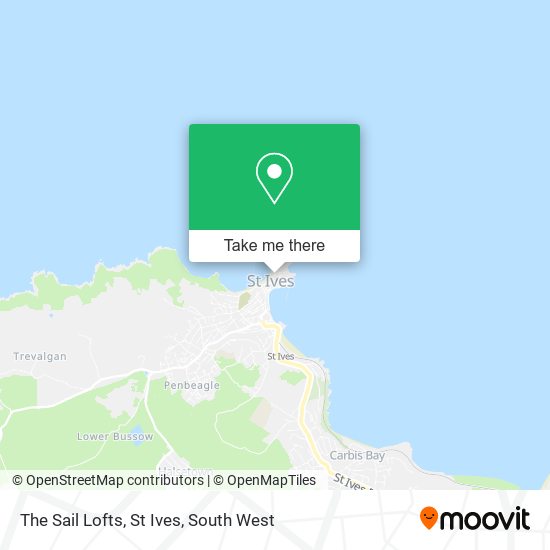 The Sail Lofts, St Ives map