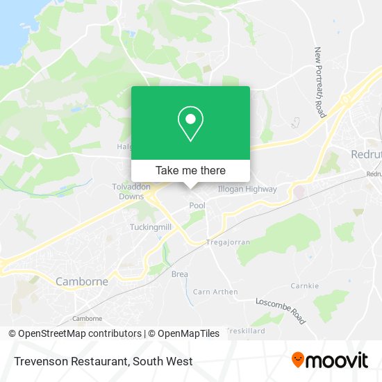 Trevenson Restaurant map