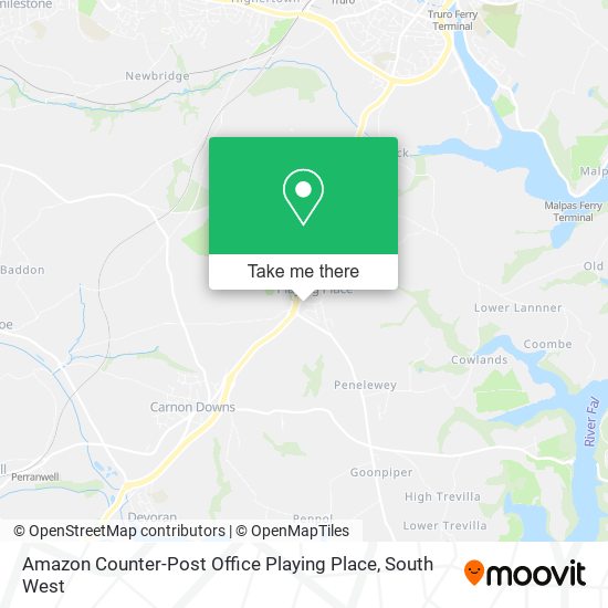 Amazon Counter-Post Office Playing Place map